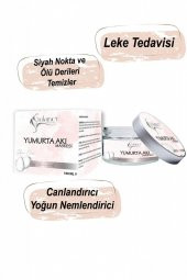 Yumurta Akı kil Maskesi 100 ml + Kahve Çekirdekli ve Esmer Şekerli Peeling 150ML - 2
