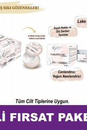Yumurta Akı kil Maskesi 100 ml + Kahve Çekirdekli ve Esmer Şekerli Peeling 150ML - 1