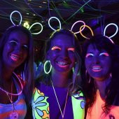 Karanlıkta Parlayan Fosforlu Glow Stick Taç Fosforlu Renkli Taç 6 - 1