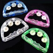 Led Işıklı Pilli Rengarenk Yanıp Sönen Lüks Eğlence Tefi Mavi Ren - 4