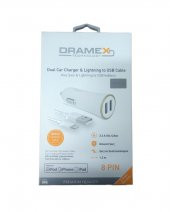 Dramex Apple Lisanslı 3.4A Hızlı İphone Çift Giriş Usb Şarj Cihazı DRX17 - 2