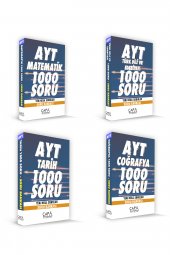 AYT TARİH COĞRAFYA EDEBİYAT MATEMATİK SETİ ÇAPA YAYINLARI(4KİTAP) - 1