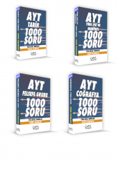 AYT EDEİBYAT-TARİH-COĞRAFYA-FELSEFE SORU BANKASI SETİ ÇAPA YAYINLARI - 1