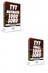 TYT MATEMATİK VE TÜRKÇE SORU BANKASI SETİ ÇAPA YAYINLARI(2KİTAP) - 1