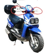 YAMAHA BWS 100 El Koruma Plastiği Kırmızı - 3