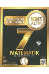 Levent Içöz 7.sınıf Bons Altın Matematik Soru Bankası - 1
