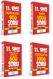 11.SINIF MATEMATİK-EDEBİYAT-TARİH-COĞRAFYA SORU BANKASI SETİ ÇAPA YAYINLARI - 1