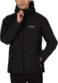 Regatta Mens Thornridge II Waterproof Breathable Jacket Erkek  Siyah Mont RMP281 - 1