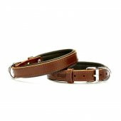 Doggie El Yapımı Konforlu Deri Köpek Tasması 2x35-40 cm Kahvereng - 1