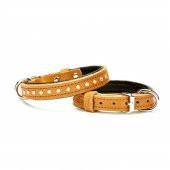 Doggie Konforlu Deri Swarovski Kristal Taşlı Köpek Boyun Tasması - 1