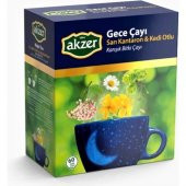 Akzer Sarı Kantaron & Kedi Otlu Gece Çayı (90 G - 60lı Süzen Poşet) - 1
