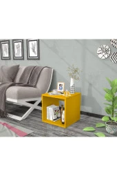 Çekirdek Home Sarı Biga Koltuk Yan Sehpa - 1