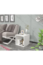 Çekirdek Home Beyaz Biga Koltuk Yan Sehpa thumbnail 1