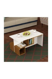 Bmdekor Orta Sehpa Dilay Beyaz Ceviz thumbnail 1