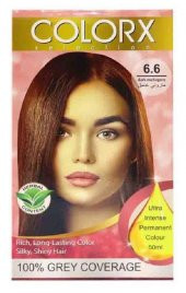 Colorx Saç Boyası İkili Set - 6.6 Koyu Mahogani - 1