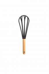 6 Adet Ahşap Saplı Sert Plastik Yemek Pişirme Seti - 3