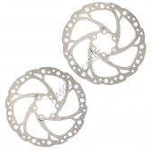 Hsgl Bisiklet İkili Disk Fren Rotor 160 mm 6 Vidalı 2 adet rotor Bisiklet Fren Sistemleri - 1