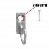 Duvar Dolap Çekmece Kapı Anahtar Anahtarlık Askısı thumbnail 3