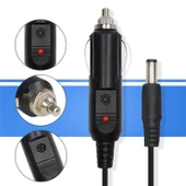süper box spiral araç şarj adaptörü 12v 3A 5.5x2.5mm jak - 3