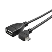 mikro otg 90 derece usb 2.0 mikro otg kablo 2m - 1