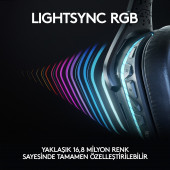 Logitech G G635 LIGHTSPEED 7.1 Surround Ses Oyuncu Kulaklığı - Siyah - 3