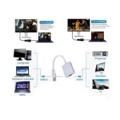 usb 3.0 to hdmı çevirici kablo HDTV kablo - 3