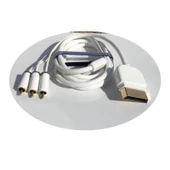 Xbox 360 RCA kompozit R/L audio kablo TTAF 99005 - 4