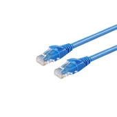 internet bağlantı kablosu cat6 rj 45 ethernet kablosu 10m mavi - 2