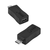 mikro usb erkek to 5 pin mini usb dişi çevirici aparat - 1