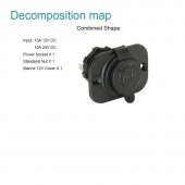 Çakmak Panel Tipi Kare Dişi Fiş thumbnail 2