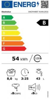 Electrolux EW2F448ST 8 kg 1400 Devir Çamaşır Makinesi - 5