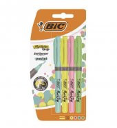 Bic Fosforlu Kalem Markıng Highlıghter Grip Pastel Renkler 4 LÜ 964859 thumbnail 1