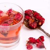 Kuru Nar Gülü Nar Çiçeği Goncası 100 Gr Dried Pomegranate Rosebud - 2
