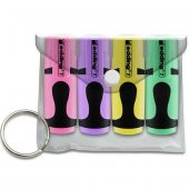 Edding Fosforlu Kalem Mini Pastel Renkler 4 Lü Poşet ED7P499PAS - 1