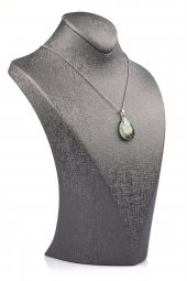 Prehnite Doğal Taş Kolye - 2