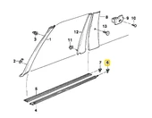 BMW KAPI EŞİK KAPLAMA KLİPSİ (1 ADET) 51471840961 thumbnail 4