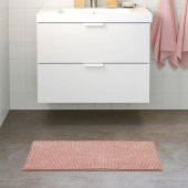 Banyo Paspası Açık Pembe MeridyenDukkan 50x80 Cm Mikrofiber - Yumuşak Paspas - 4