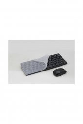 Kablosuz Mini Klavye Mouse Set 2.4 Ghz Siyah - 1