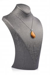 Kaplan Gözü Doğal Taş Kolye thumbnail 2