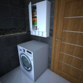 Emkawood Cabi Çok Amaçlı Raflı Banyo Dolabı - 2