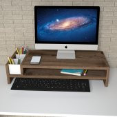 Emkawood Sally Çırağan Monitör Yükseltlci  Laptop Standı - 1