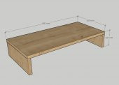 Emkawood Marry Safir Monitör Yükseltici Laptop Standı - 4