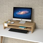 Emkawood Sally Safir Monitör Yükseltici Laptop Standı - 1
