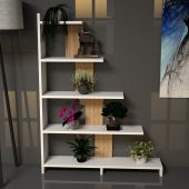 Emkawood Step Kitaplık Safir - 2