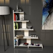 Emkawood Step Beyaz Kitaplık - 2