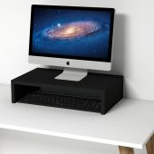 Emkawood Marry50 Siyah Monitör Yükseltici Laptop Standı - 3