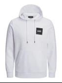 JACK JONES Erkek Kapüşonlu Sweatshirt 12213245 - 1