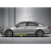 VW Passat B8 2015-2019 Sol Ön Kapı Bandı Çıtası Kromaj 3G0853331A - 1