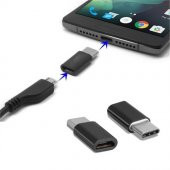 Micro USB Dişi To USB 3.1 Type-C Erkek Aparat - 1