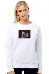 Riverdale Kevin Keller Baskılı Beyaz Kadın Sweatshirt - 1